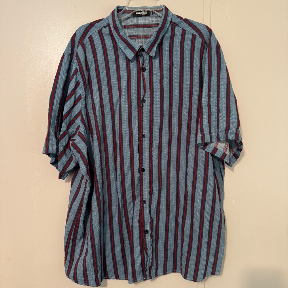 VatPave Striped‎ Button Down Shirt